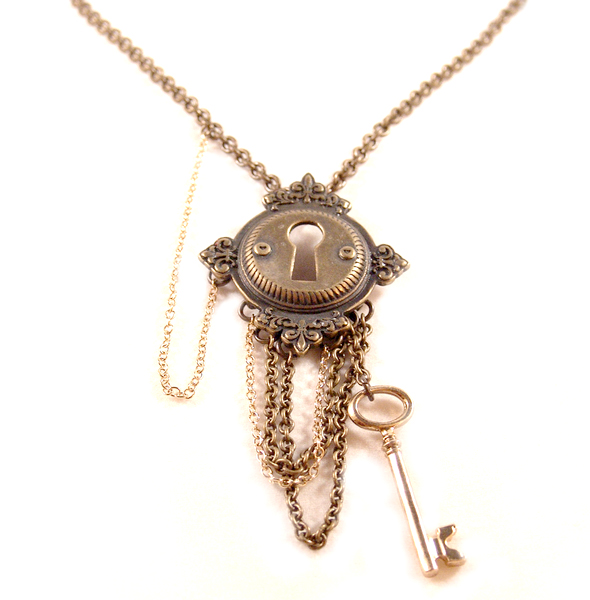 Disney Couture™ Alice In Wonderland Keyhole Necklace